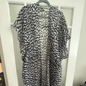 Knix Swim Cover Up - Safari print (zebra)